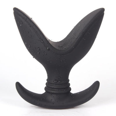 Silicone Anal Dilator Opening Butt Expander Speculum Anal Plug  Unisex Sex Toy