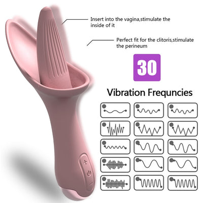 Tongue Licking Dildo Vibrator for Women G Spot Clitoral Stimulator Mini Anal Sex Toys for Women Sex Machine Naked Masturbator