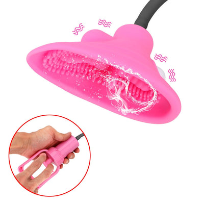Tongue Licking Sucking Vagina Pump Masturbator Clitoris Stimulator Nipple Vibrator Vacuum Pussy Pump 10 Speed Sex Toys for Woman
