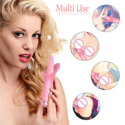 Vaginal Massage G Spot Clitoral Vibrator Tongue Licking Clit Tickler Sex Toys for Women 10 Modes Vibrating Adult Orgasm Product